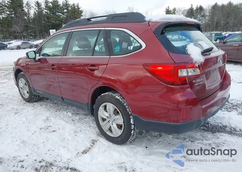 2016 Subaru Outback 2.5I z USA, uszkodzony, nr VIN 4S4BSAAC3G3343794